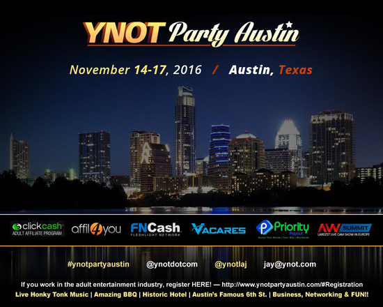 YNOT Texas Party Poster.