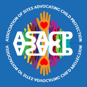 The logo of the ASACP, reflected.