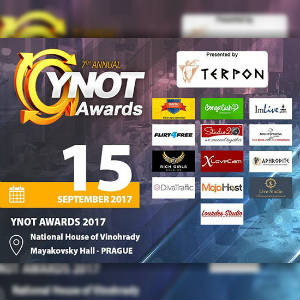 YNOT Awards graphic with sponsors listed.