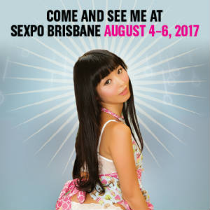 Detail from poster featuring Marica Hase at Brisbane Expo 2017.