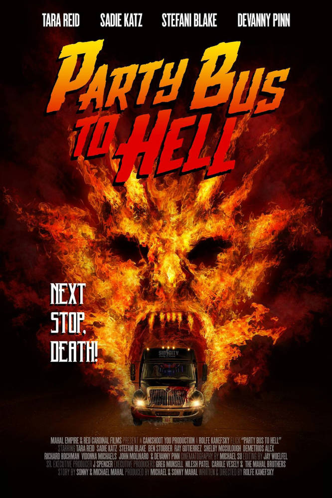 Party Bus To Hell Poster.