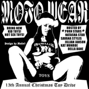 Detail for poster of the 13th Mofo Wear Toy Drive event hosted by Savana Styles.