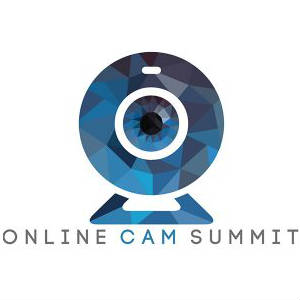 Modified, cubist version of typical webcam icon as lofo gor the online cam summit!