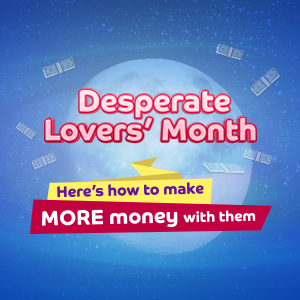 CrakRevenue's February Desperate Lover's Promotion