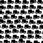 Little Cars Traffic Vector Graphic.