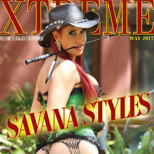 Quebec's Savana Styles on the cover of Xtreme magazine.