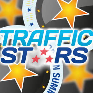European Summit and TrafficStars logo collage.