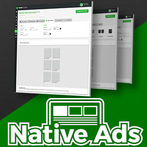 CrakRevenue Graphics For Their New Native Ads Tool.