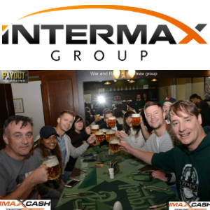Group shot with InterMaxGroup's Logo from their War & Race After-event Event in Pilsen