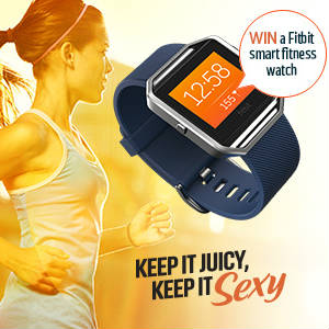 Detail from ad art for JuicyAds' FitBit Promo.