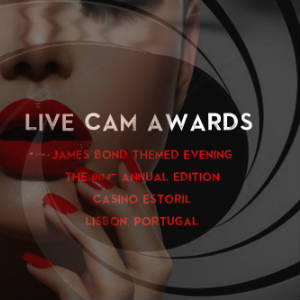 Detail from full-size graphic of the "ames-Bond-Style" 2018 Live Cam Awards.