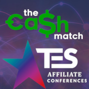 TheCashMatch and The European Summit logos on a TES Background are mashed up.