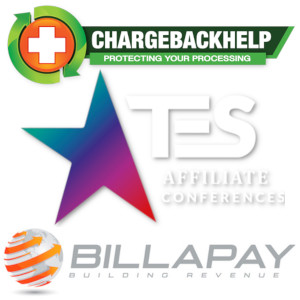 Logo mashup of the two companies plus the TES Affiliate Conferences brand..