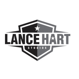The snazzy Lance Hart Studios logo.
