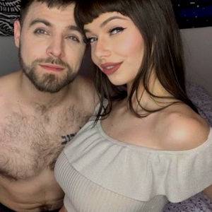 A photo of Jessica Starling with her partner in crime Vitaly Voxxx. Looking sexy.