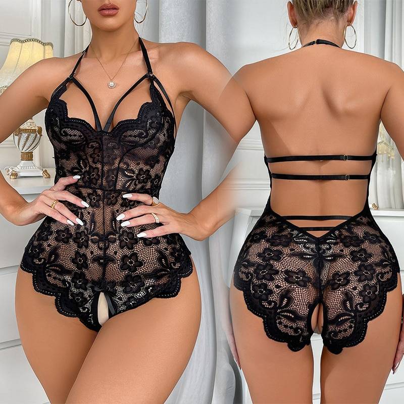 Porn Body Sexy Lingerie Women Open Crotchless Naughty Underwear Babydoll Dress Hot Lace Sexy Bodysuit Lingerie Erotic Costume