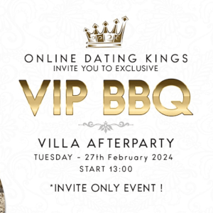 Online Dating Kings VIP Villa BBQ – February 27th 2024