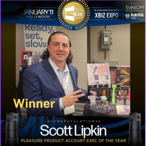 Our Erotic Journey’s Scott Lipkin Wins 2026 XBIZ Exec Award for ‘Pleasure Product Account Exec of the Year’